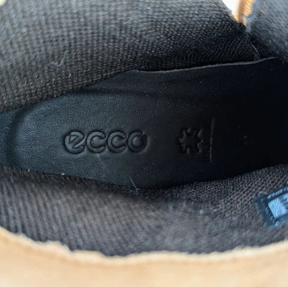 ECCO Sartorelle Shape 35 Ankle Boot Leather Inside Zip Sierra EU40 US 9-9.5 NIB - Picture 9 of 14